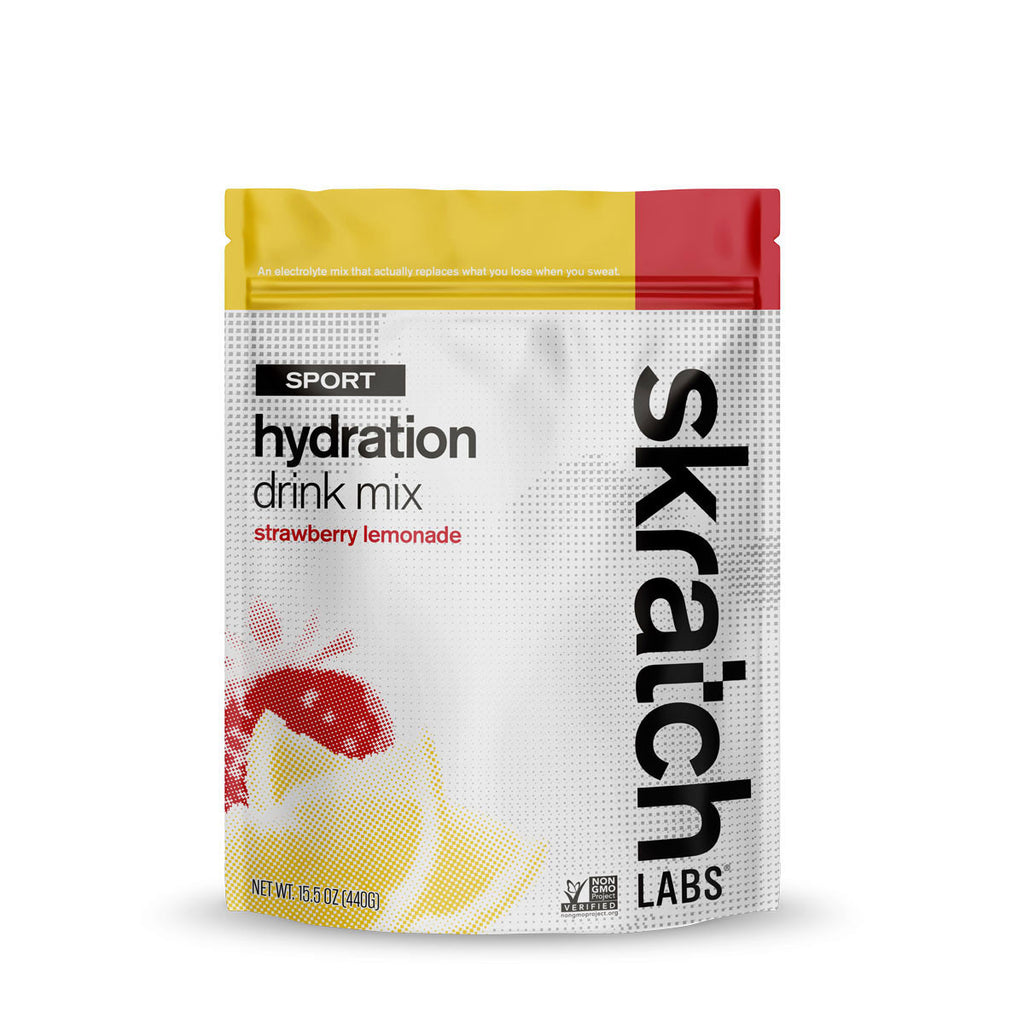Skratch Labs - Sport Hydration Drink Mix, Limonade aux Fraises 440g